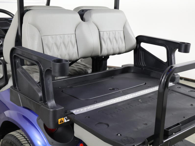 2026 E-Z-GO® Express 4 XTL Electric Blue 13.5 HP EFI Gas Lifted Golf Cart - Image 6