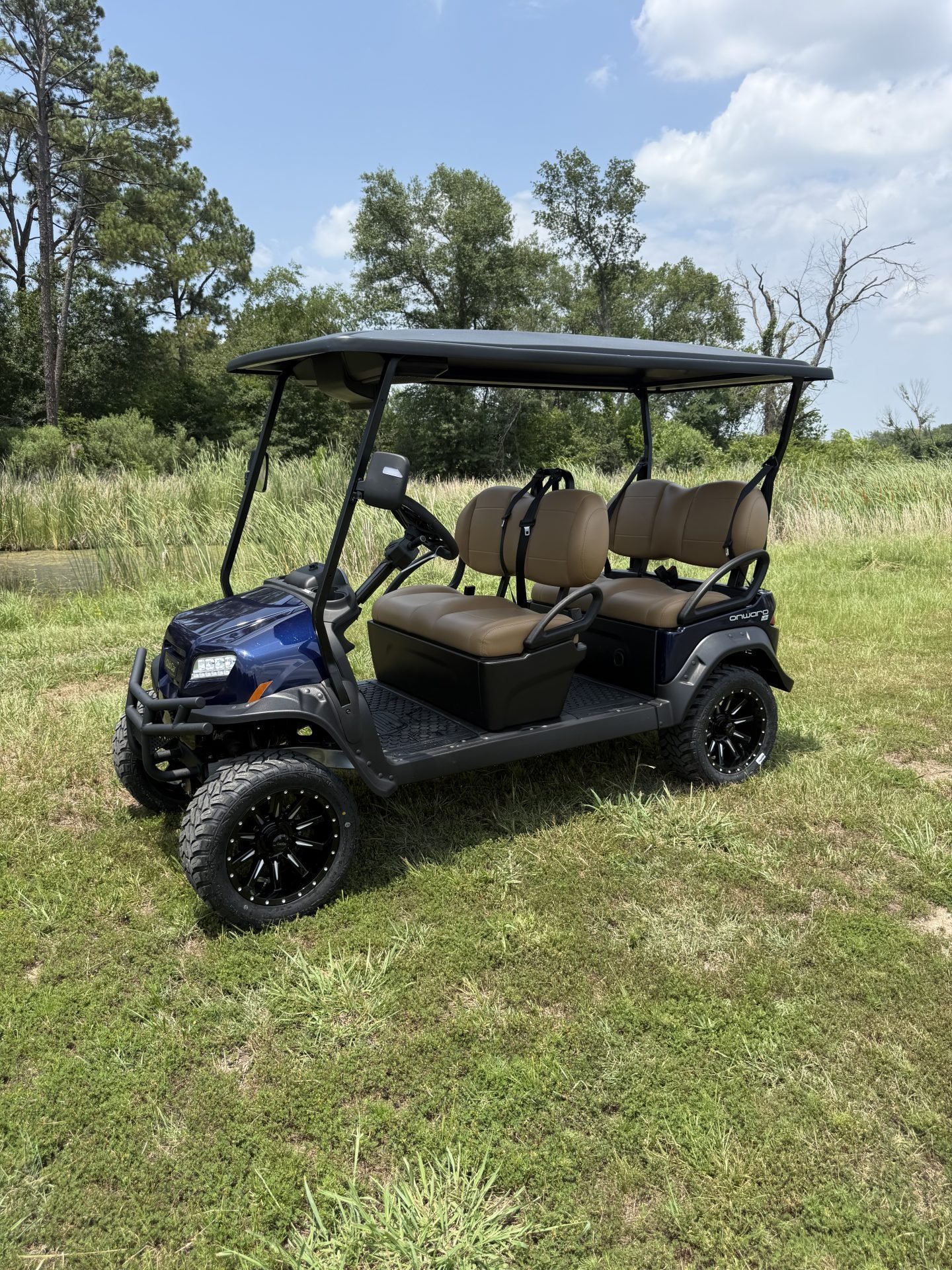 2027 Club Car Onward 4 Forward LSV 4-Passenger Lithium | Blue - Image 3