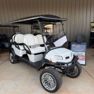2027 Club Car Onward Lifted 6-Passenger Gas | Custom White