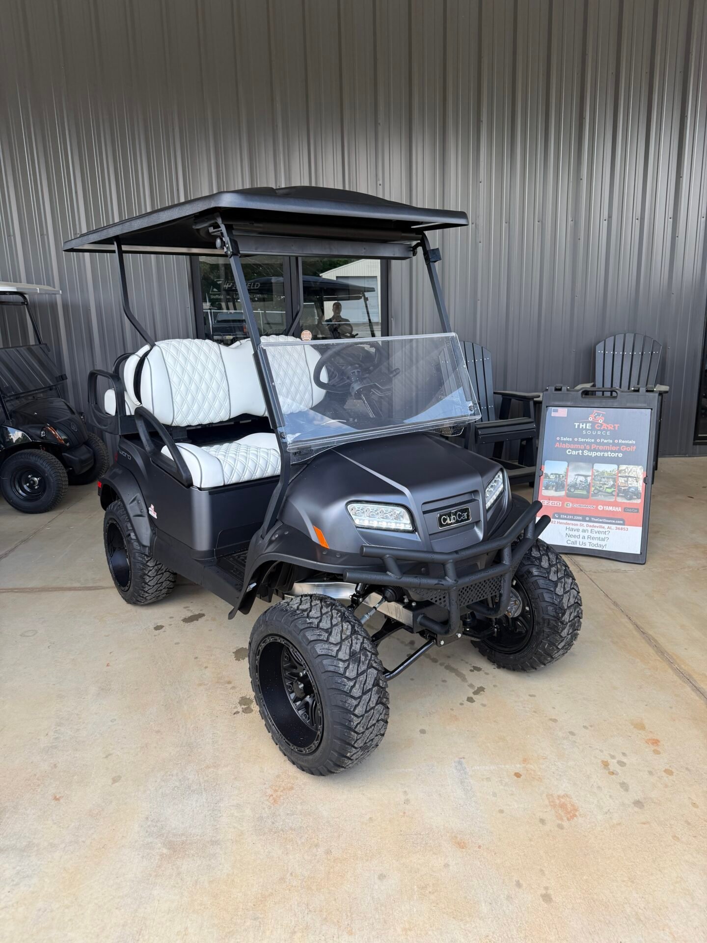 2027 Club Car Onward Lifted 4-Passenger Gas Premium | Matte Graphite