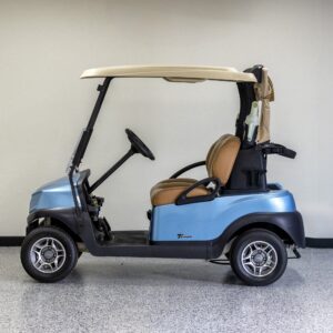 Alternative view of Refurbished 2021 Club Car Tempo Lithium Golf Cart - Ice Blue