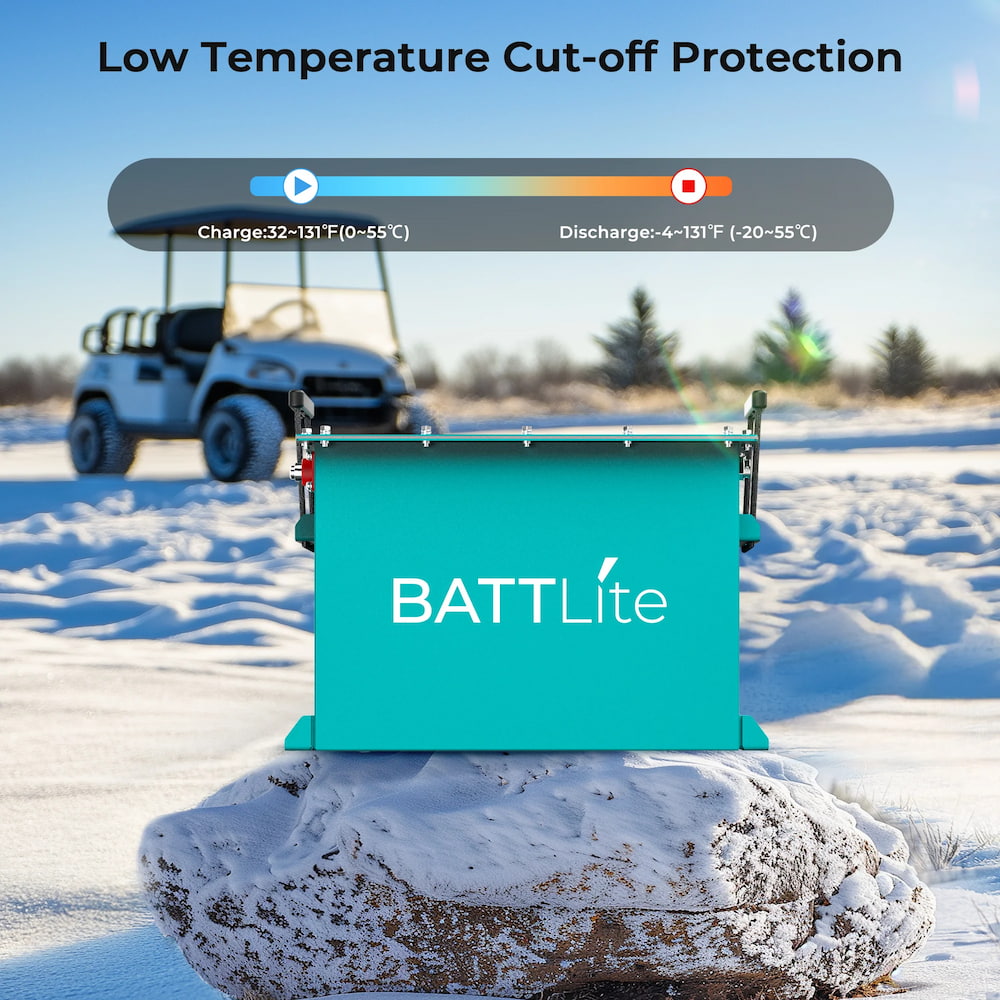48V 100AH Lithium BATTLite Golf Cart Battery by ROYPOW - Image 6