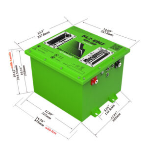 105AH 51 Volt Professional Kit BE10551M “MINI” “HIGH OUTPUT GOLF CART LITHIUM BATTERIES”