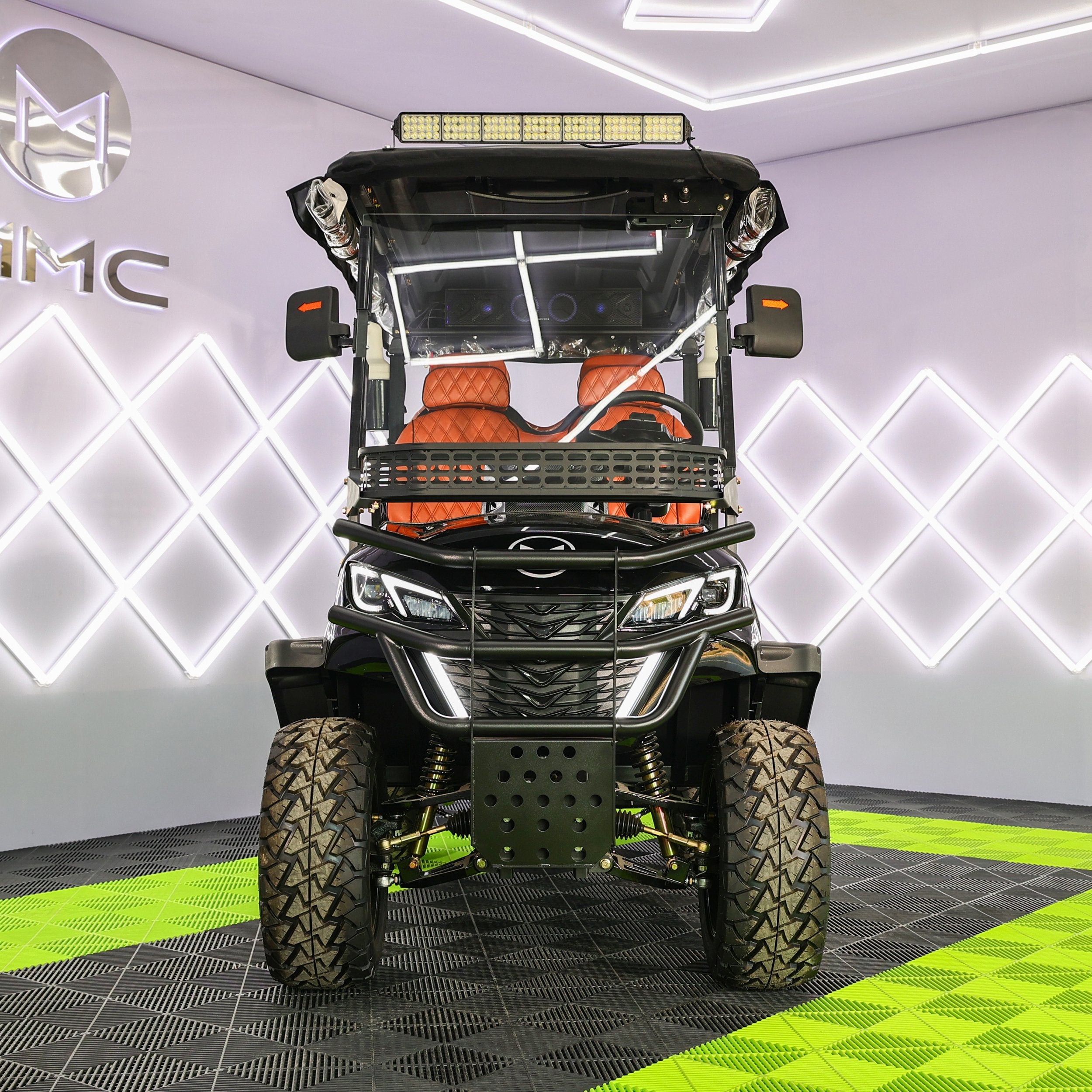 MMC Golf Carts 2026 4 Seater MMC MD Carbon Prestige Electric Golf Cart With 72V Lithium Battery - Image 3