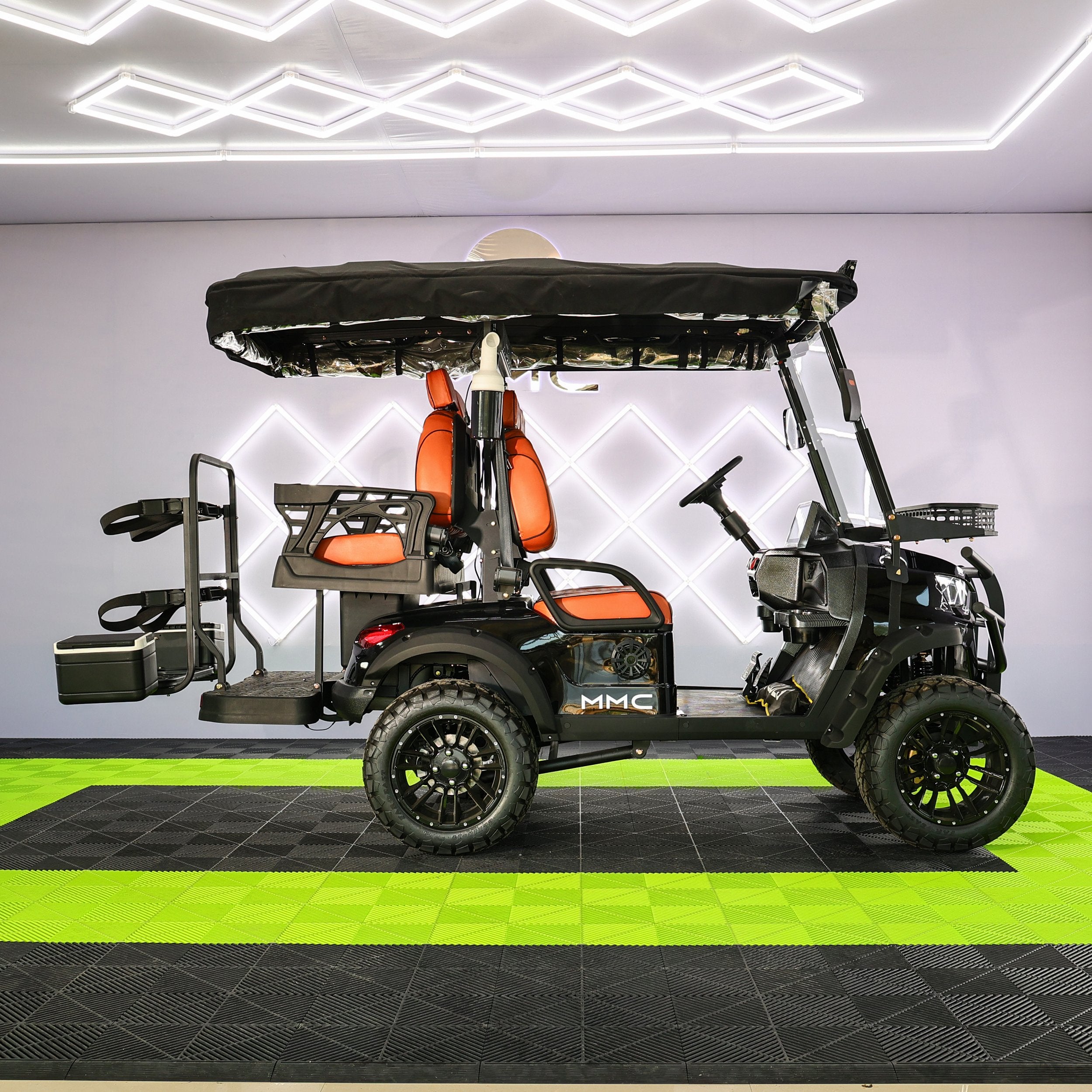 MMC Golf Carts 2026 4 Seater MMC MD Carbon Prestige Electric Golf Cart With 72V Lithium Battery - Image 2