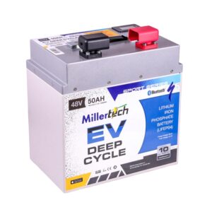 48V 50AH Golf Cart Battery (4850-BT) by Miller Tech