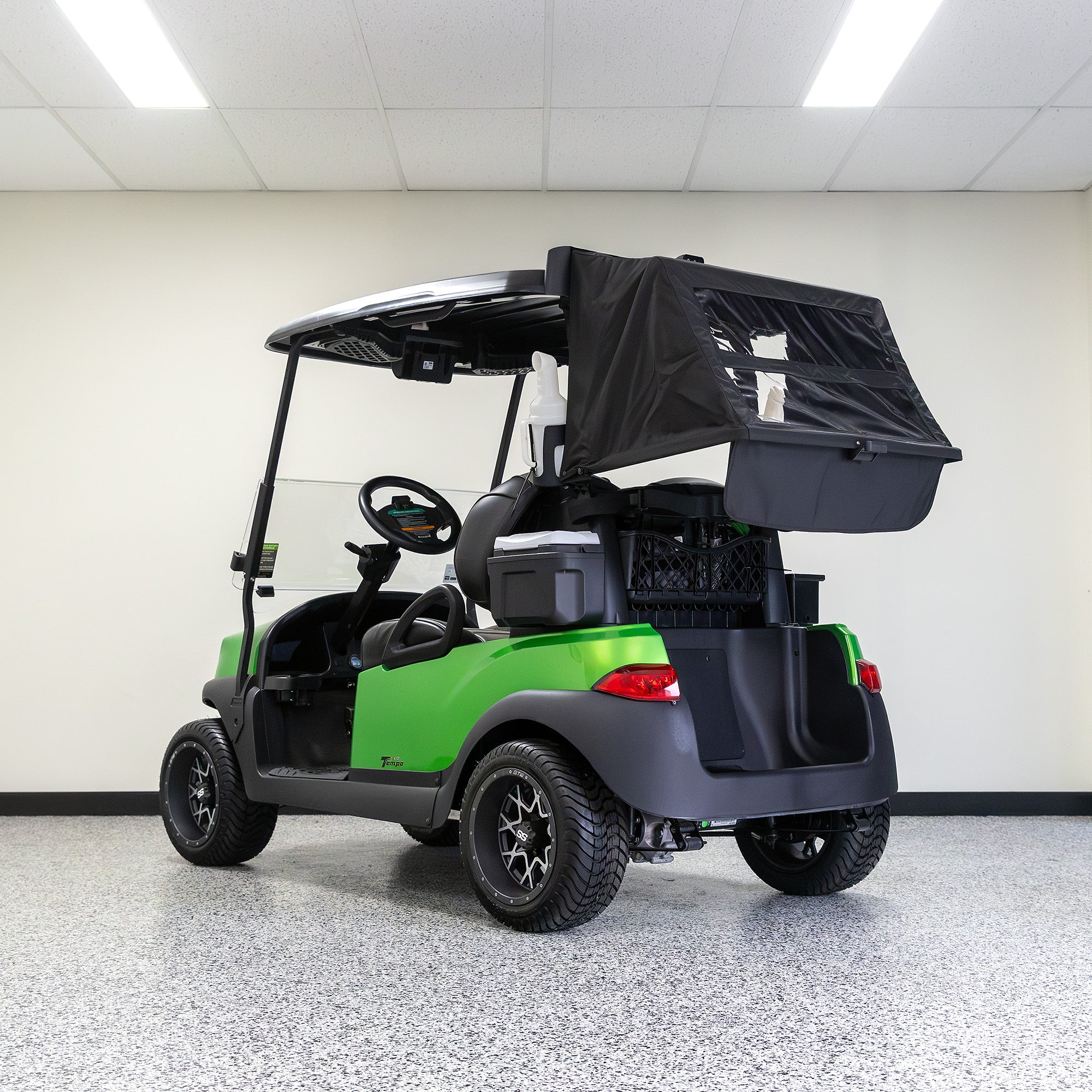 Refurbished 2021 Club Car Tempo Lithium Golf Cart - Synergy Green - Image 3