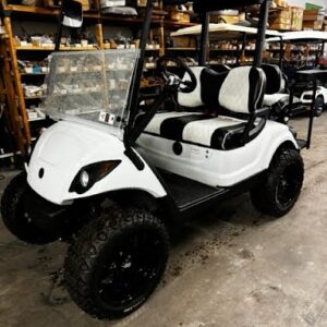 Alternative view of STREET LEGAL USED YAMAHA ELECTRIC 4-PASSENGER GOLF CAR